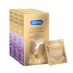 DUREX Set of 3 Latex Free Nude Condoms - Skin to Skin Feeling - 8 Pieces