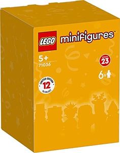 LEGO 71036 Minifigures Serie 23, 6 Bustine in Edizione Limitata 2022, Collezione con 6 di 12 Personaggi a Caso con Elfo, Renna e Accessori Originali