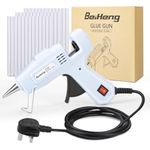 Hot Glue Gun, BeiHeng 20W Hot Melt Glue Gun Mini Glue Gun with 30pcs 7mm x 100mm Glue Sticks for School Crafts Handcrafts DIY Craft Projects and Home Quick Repairs (Blue)