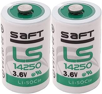 2-Pack Lithium Batteries for Saft LS14250 LS 14250 1/2 AA 3.6v Lithium Battery