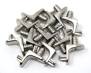 12 x fiXte Wooden Shelf Support Lug Pins Studs with Threads Kitchen DIY 5mm