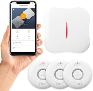 WiFi Water Leak Detectors for Home 3 Pack, Wireless Smart Water Leak & Drip Alarm, 120dB Adjustable Loud Water Leak Sensor, App Alerts, 3 Water Sensors & 1 Hub for Kitchen, Bathroom, Sink, Laundry