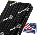 CANOPUS Sound Deadening Mat for Cars, 50 mil 10 sqft, Pack of 10 Sheets, Butyl Sound Deadener Mat, Audio Car Sound Dampening Material for Car Trunk, Door, Floor and Ceiling, Black