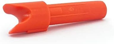 TenPoint Alpha-Nock HP, Orange - Pack of 12 - Weight: 27 Grains - Helps Prevent Shoot Over or Shoot Under