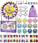 Ophy Friendship Bracelet Making Kit, Arts and Crafts for Kids with 48 Bundles Threads 6 Braiding Cards DIY Bracelet Making Kit for Girls Christmas Birthday Gifts for Teenage Girls Ages 7-12 175