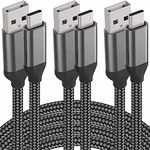 USB C Charger Cable,10FT 3Pack,3A Fast Charging,Nylon,Charge Cord for Samsung Galaxy Note 10 9 8 S10e S10 S9 S8 Plus A10e A50 A20,LG Stylo 5 4 V50 V40 G8 G7 G6 Thinq Q7,Moto Z4 Z3 G7 One