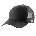 Carhartt Unisex, Rugged Professional Series Canvas Mesh Back Cap, Black, One Size