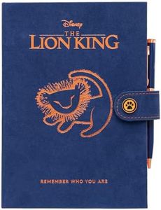 Grupo Erik Premium Notebook with Pen Disney The Lion King Notebook A5 Dotted - Notebook Small - Travel Diary to Write Yourself - Bullet Journal Dotted A5 Diary Disney Fan Item