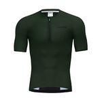 Santic Men's Cycling Jersey Short Sleeves Men Cycling Top Bike Shirt for Men Breathable Quick-Dry Jersey