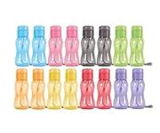 MILTON 16 pack 6 oz Kids Water Bottle for School Leak Free Flip Lid- Portable Small Sports Water Bottle for Adults Carry Strap Party Favors for Kids Treats Prizes Gifts Goodie Bag Stuffers Bulk Pack