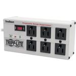 TRIPP LITE CH-9101012-NATripp Lite Isobar 6 Outlet Surge Protector Power Strip, 6ft. Cord with Right Angle Plug, 3300 Joules, Metal, $50K Insurance & Lifetime Warranty (IBAR6-6D)