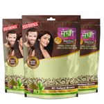 Sterling Naturals Hair Colour for Women, Henna Mehndi for Hair Dye, Natural Hair Colour Without Chemical and Ammonia-Free, M3 Natural Brown, Pack of 3