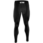 Nxtrnd Core Men's Tight Fit Pants, Tights for Football (Black, Large)