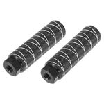 X AUTOHAUX 1 Pair Axle Rear Foot Pegs for BMX MTB Bike Fit 3/8 Inch Axles Black