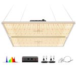 SPIDER FARMER SF4000 LED Grow Light with Samsung LM301B Diodes & Dimmable Lighting 450W Commercial Full Spectrum Grow Lamps for Veg Bloom Indoor Plants 2.7 umol/J for 4x4/5x5 Grow Tent