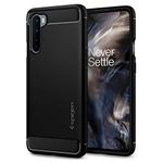 Spigen Rugged Armor Back Cover Case Compatible with Oneplus Nord (TPU | Black)