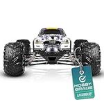 LAEGENDARY Remote Control Car, Hobby Grade RC Car 1:10 Scale Brushed Motor with Two Batteries, 4x4 Off-Road Waterproof RC Truck, Fast RC Cars for Adults, RC Cars, Remote Control Truck