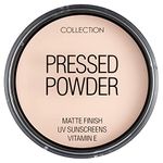 Collection Cosmetics Pressed Powder, Velvety Matte Finish, 17g, Ivory