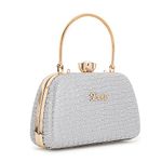 EXOTIC Womens Contemporary Handbag, Grey