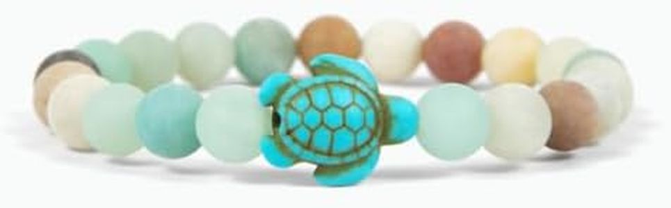 KoaKoa Classic Sea Turtle Tracking Bracelet, helps save sea turtles, one size fits most Men and Women (Natural)