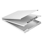 Amazon Basics Aluminum Storage Clipboard - 12.5" x 9", Form Holder