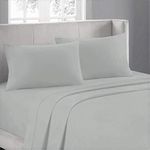 Luxurious Soft Organic 100% Egyptian Cotton 3 Pcs Flat Sheet Full Size with New Wine Color and 500 TC Solid Pattern.