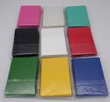 docsmagic.de 9 x 60 Mat Card Sleeves Small Size 62 x 89 - Black Blue Green Red White Yellow Pink Mint Clear- YGO CFV - Mini