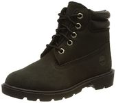 Timberland Unisex Kids 6 Inch Wr Basic (Youth) Ankle Boot, Black, 1.5 UK Child