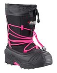 Baffin Girl's Young Snogoose Snow Boots, Pink, 2 M US Little Kid