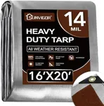 Sunvigor Tarp Waterproof 16x20Ft, H