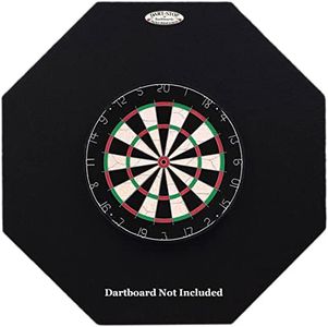 Dart-Stop 36 inch Black Octagon Pro Dart Board Back Board | Wall Protector | Dartboard Surround