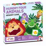 Chalk And Chuckles Hungry Four, Memory Game, Age 3-7 Years Old, Preschool Educational Activity Kit for Kids- Girls and Boys (Multi-Color)