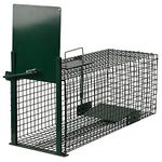 Moorland Safe 5001 Squirrel Trap 60 x 23 x 23 cm Humane Stable Rust-Free Wire Animal Trap Cage Live Trapping of Rats