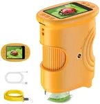 1000X Handheld Digital Microscope for Kids: Pocket Microscope with 2.0" IPS Screen - STEM Toys Birthday Gifts for Girls Boys - Portable Edu Science Kits Toddler Age 3-6 6-12