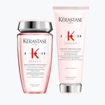 Kérastase Genesis Shampoo and Conditioner Set, For Thin, Weak Hair, Routine to Support Healthy Hair Thickening, Fortifying Bain Hydra Fortifiant 250 ML and Fondant Renforçateur 200 ML