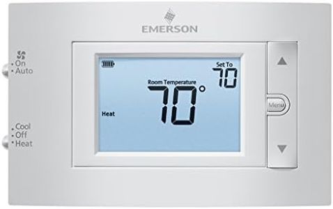 Emerson 1F83C-11NP Conventional (1H/1C) Non-Programmable Thermostat, White