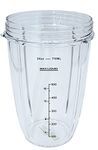 Blendin Replacement Parts, Compatible with Nutribullet 600W and 900W Blender Juicer (Tall Jar), Clear