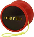 Yoyo King Merlin Pro Yoyo with Ball Bearing Axle and Extra String … (red)