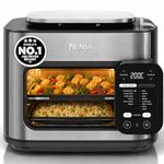 Ninja Combi 14-in-1 Multi-Cooker Air Fryer Oven (12.5L) – HyperSteam & Air Fry Technology, Cooks 3-Part Family Meals in 15 Mins, Healthy Oil-Free Cooking, Digital Display, Stainless Steel Cavity