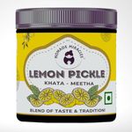 Momade Miracles Lemon Pickle Without Oil | Khatta Meetha Flavor | Made With Fresh Lemons | Homemade Sweet & Sour lemon Pickle | Nimbu Ka Achaar | Traditional Recipe (400 gm)