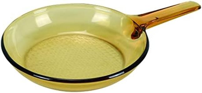 Pearl Metal CP-8698 VISIONS Skillet, 9.1 inches (23 cm), Heat Resistant Glass, Microwave Safe, Oven Safe, Dishwasher Safe