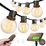 addlon 50FT Solar String Lights Out