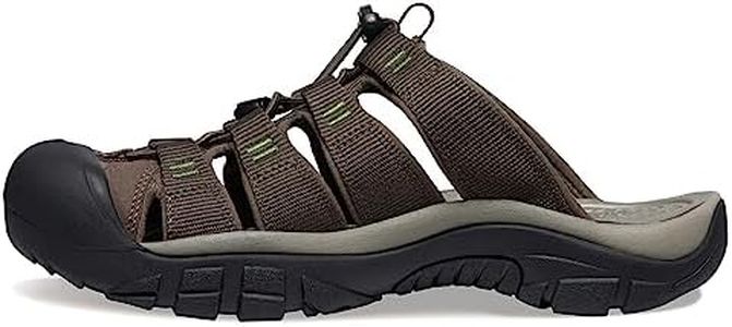 KEEN Men's Newport Closed Toe Slip on Slide Sandals, Canteen/Campsite, 11