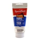 Speedball Fabric Block Printing Ink, White, 2.5 oz