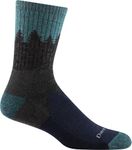 DARN TOUGH (1974) Number 2 Micro Crew Midweight with Cushion Men's Sock - (Gray, Large)