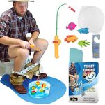 Potty Fisher Toilet Fishing Game - Fairly Odd Novelties - Funny Novelty Gag Joke Bathroom Gift