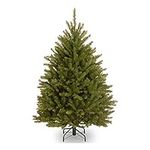 National Tree Company Artificial Mini Christmas Tree, Green, Dunhill Fir, Includes Stand, 4.5 Feet