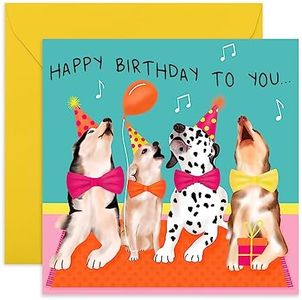 Central 23 Tarjeta De Cumpleaños Para Perros Para Hombre Mujer, Divertidas Tarjetas De Cumpleaños Para Perros, Mamá, Papá, Padres, Dueños De Mascotas, Interior En Blanco, Sin Música