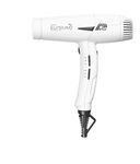 Parlux Elysium Mini Hair Dryer. Memory Function Styling with 3 Speed & 3 Heat Settings. Lightweight & Compact Ionic Professional Hairdryer for Home & Salon Use. with 3 Styling Nozzles (White)