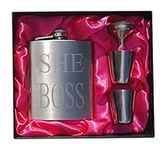 She Boss Flask Gift Set